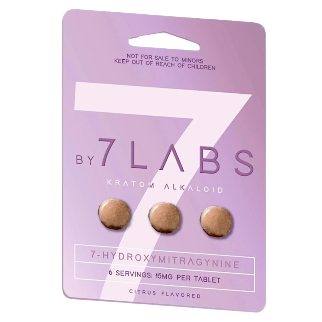 7 Labs Kratom 7-Hydroxymitragynine Tablets (15mg Each) - Image 2