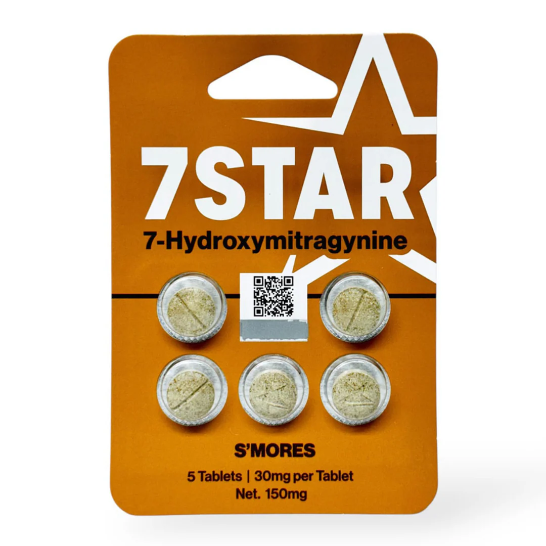 7 Star 7-Hydroxymitragynine Extract Tablets - 5ct (30mg Each) - Image 3