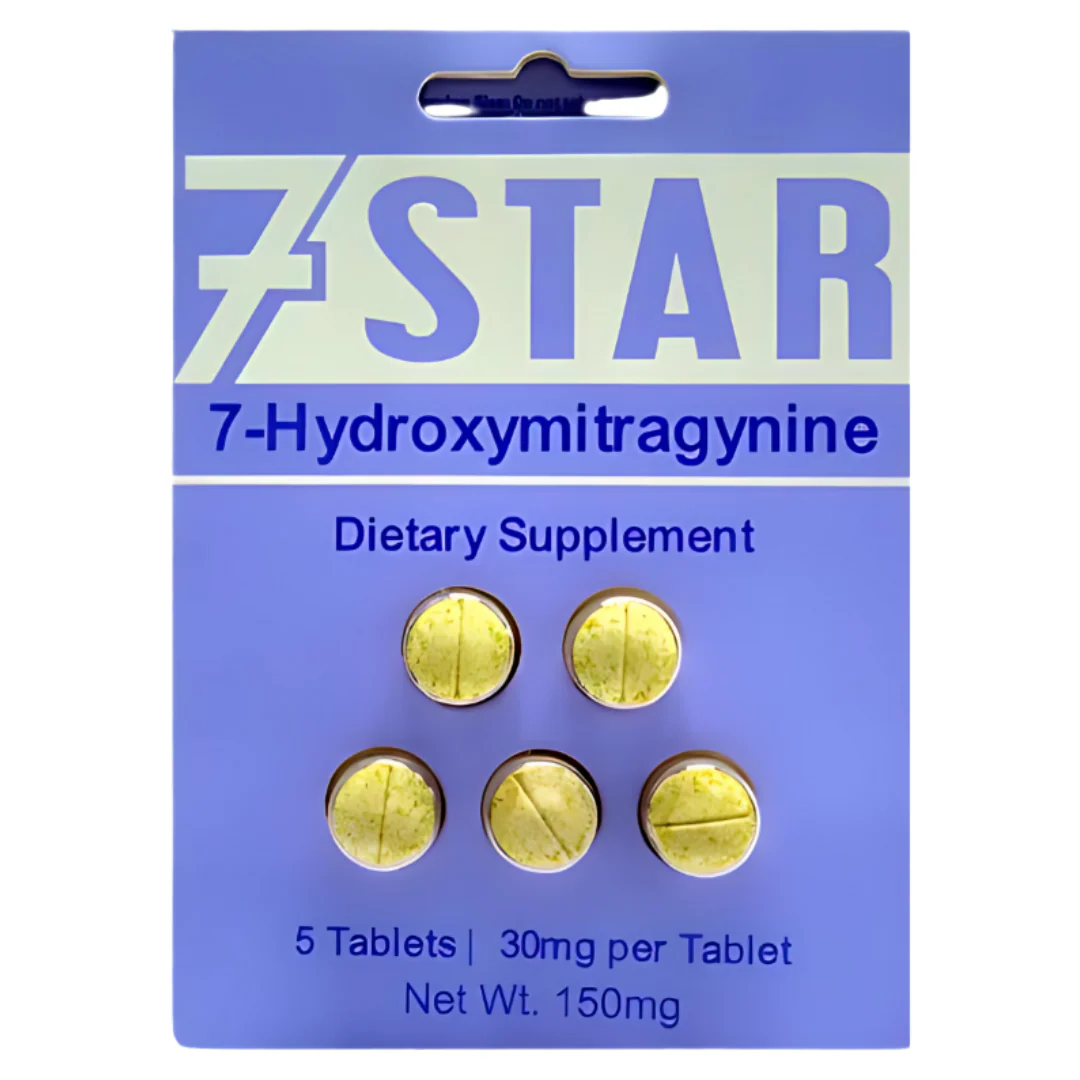 7 Star 7-Hydroxymitragynine Extract Tablets - 5ct (30mg Each) - Image 4