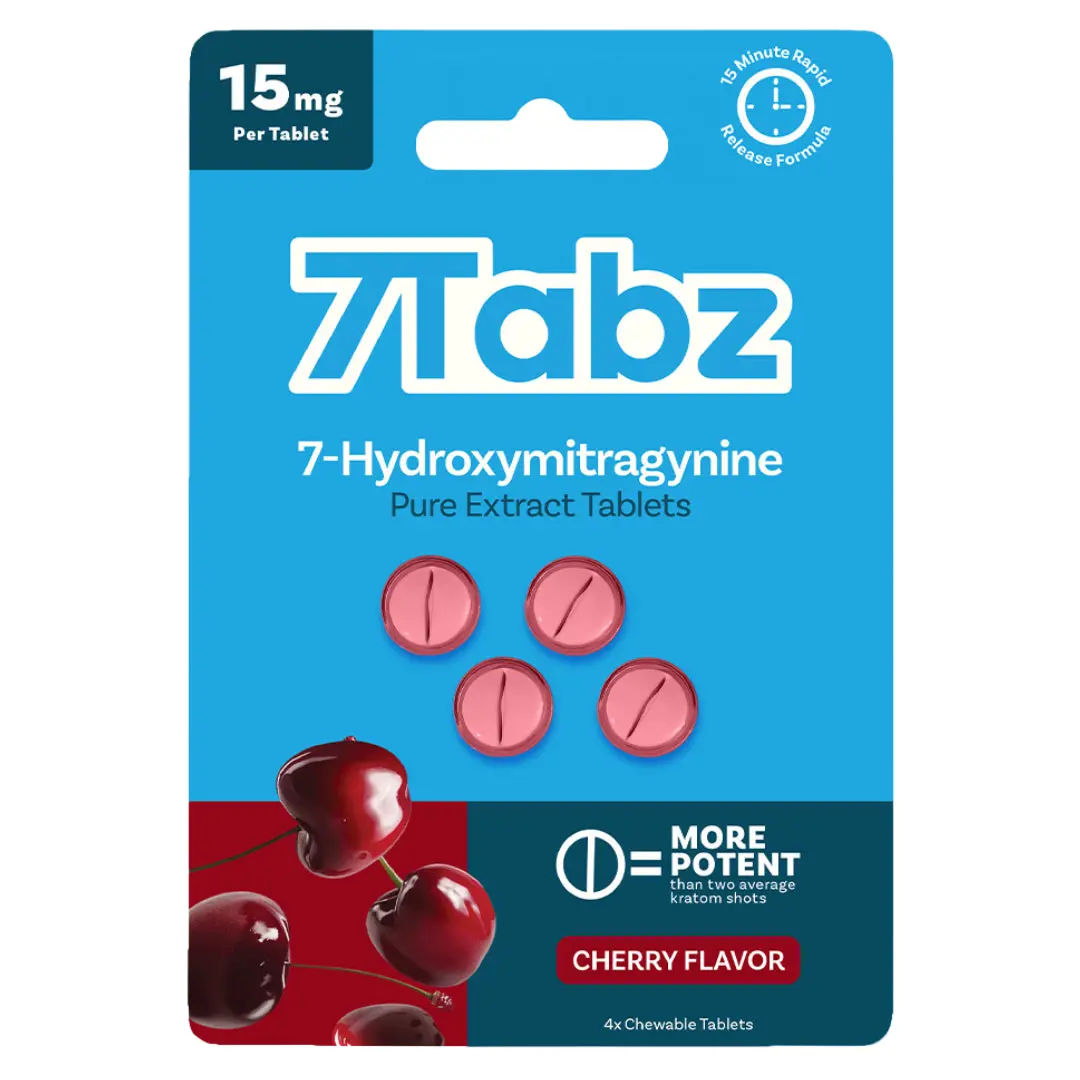 7Tabz 7-Hydroxymitragynine Kratom Tablets - 4ct (15mg Each) - Image 3