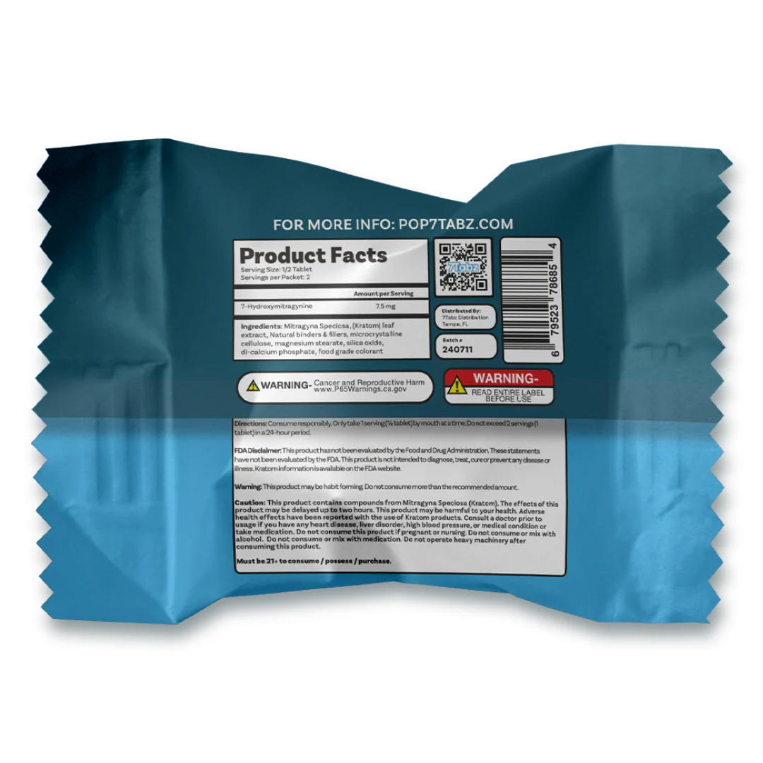 7Tabz 7-Hydroxymitragynine Pure Extract Tablet -1ct (15mg) - Image 2