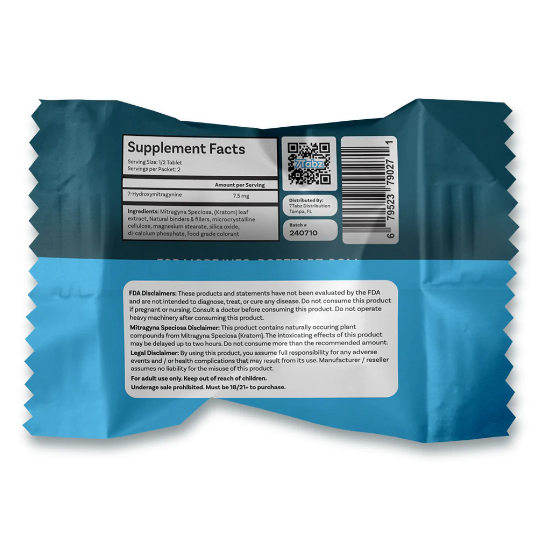 7Tabz 7-Hydroxymitragynine Pure Extract Tablet -1ct (15mg) - Image 8