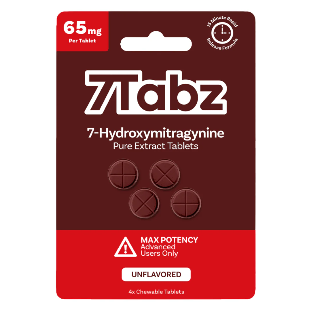 7Tabz Max Potency 7-Hydroxymitragynine Tablets - 4ct (65mg Each) - Image 2