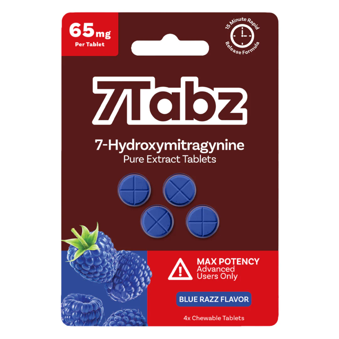 7Tabz Max Potency 7-Hydroxymitragynine Tablets - 4ct (65mg Each) - Image 3