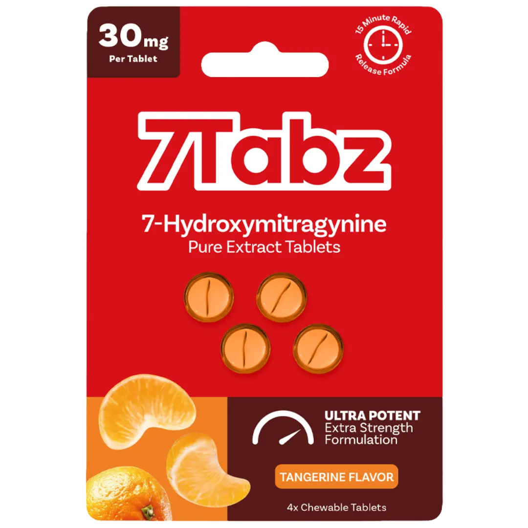 7Tabz Ultra Potent Extra Strength 7-OH Tablets - 4ct (30mg Each) - Image 3