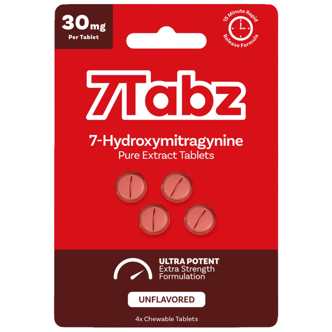7Tabz Ultra Potent Extra Strength 7-OH Tablets - 4ct (30mg Each) - Image 4