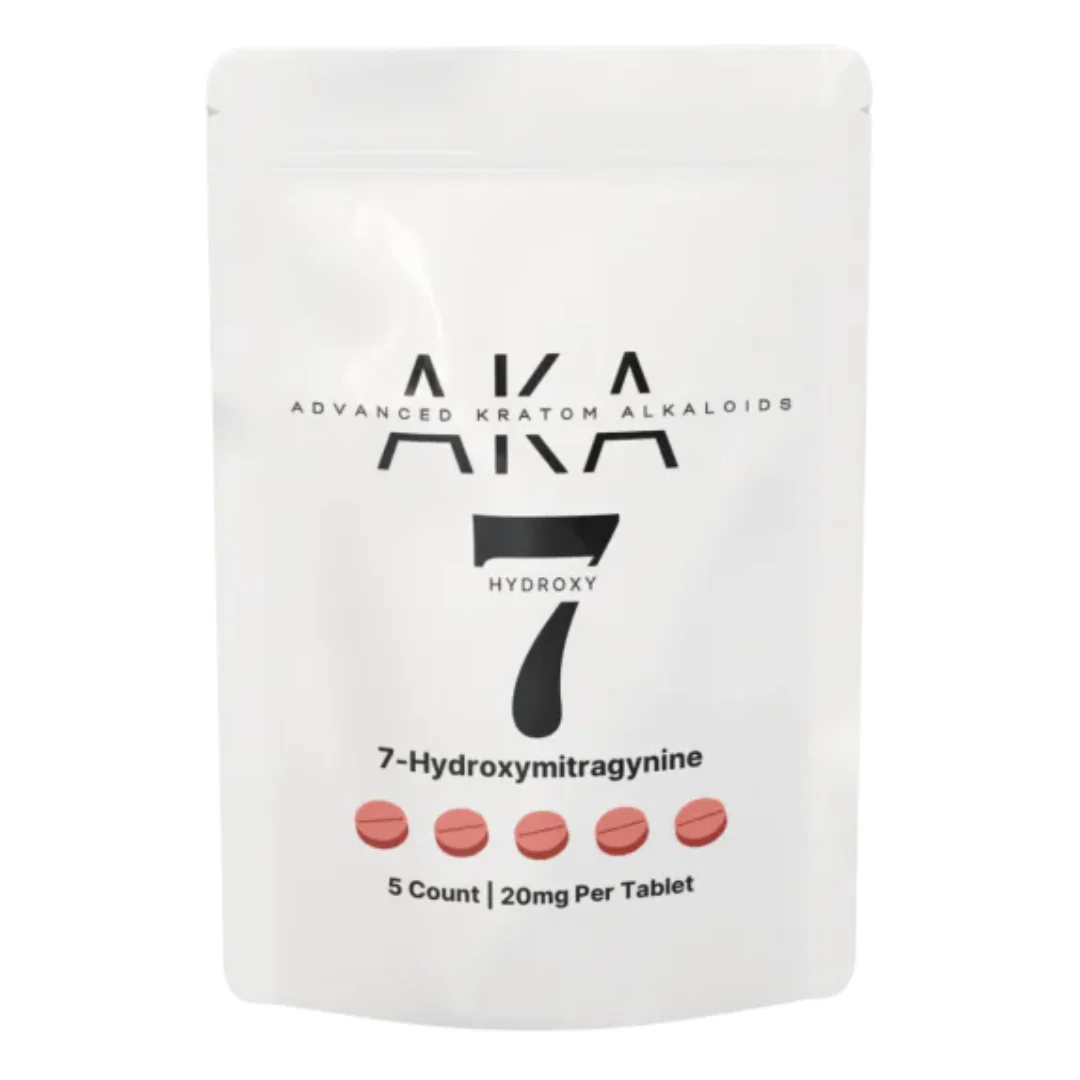 AKA 7-Hydroxymitragynine Kratom Tablets - 5ct (20mg Each)