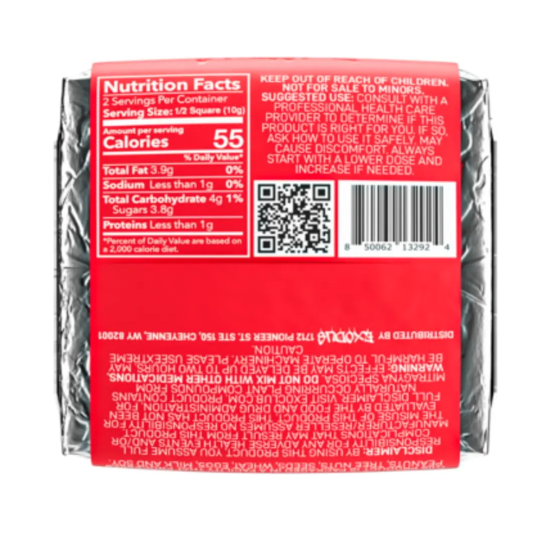 Bite Ohmz 7-Hydroxymitragynine Chocolate (50mg) - Image 2