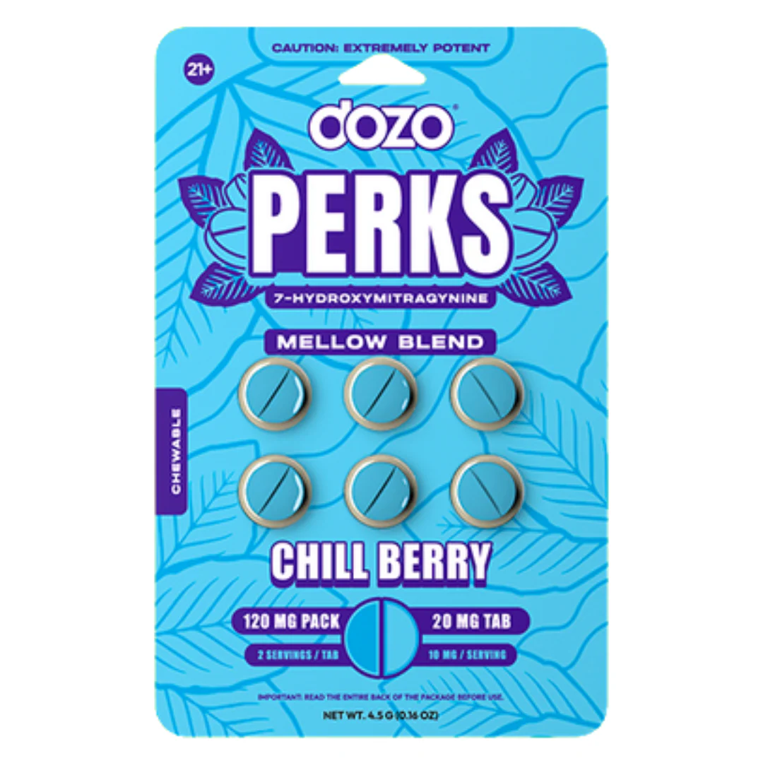 Dozo Perks 7-Hydroxymitragynine Rapid Release Tablets - 6ct (20mg Each) - Image 4