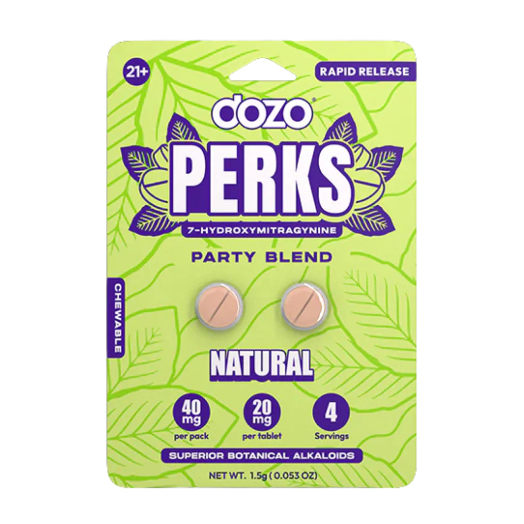 Dozo Perks 7-Hydroxymitragynine Rapid Release Tablets - 6ct (20mg Each) - Image 7