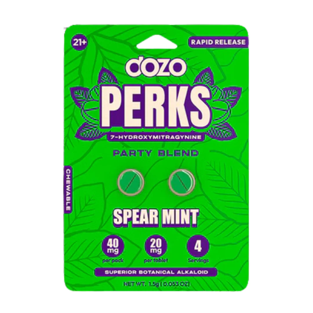 Dozo Perks 7-Hydroxymitragynine Rapid Release Tablets - 6ct (20mg Each) - Image 8