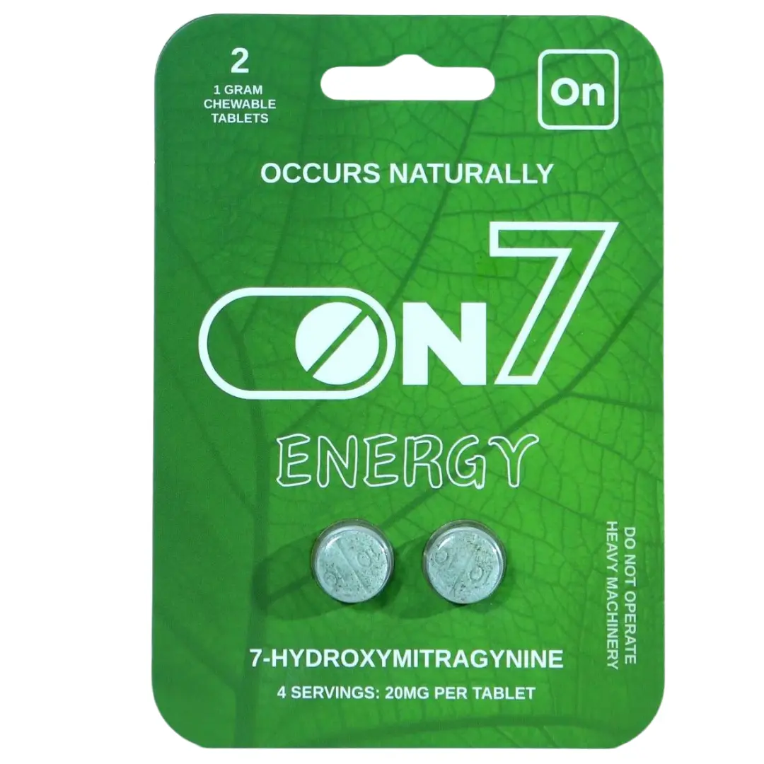 On7 7-OH Kratom Extract Tablets - 2ct (10mg Each) - Image 3