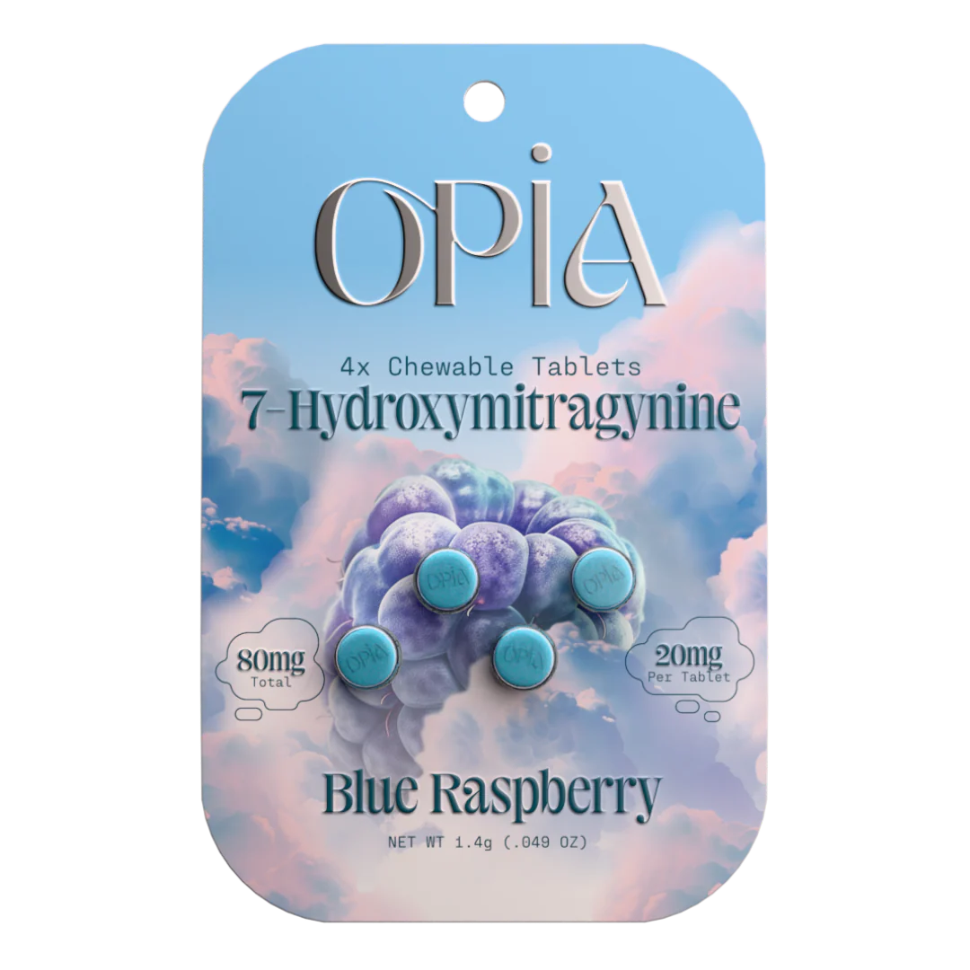 OPiA 7-Hydroxy Chewable Kratom Tablets - 4ct (20mg Each) - Image 2