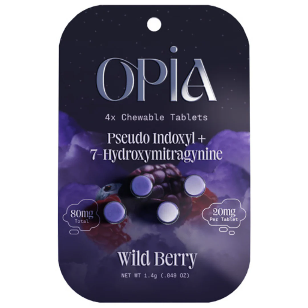 Opia Pseudoindoxyl + 7-Hydroxymitragynine Tablets - 4ct (20mg Each) - Image 3