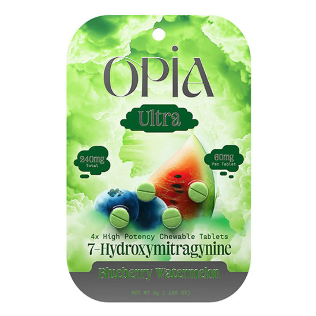 OPiA Ultra 7-Hydroxymitragynine Tablets 240mg - 4ct (60mg Each) - Image 4