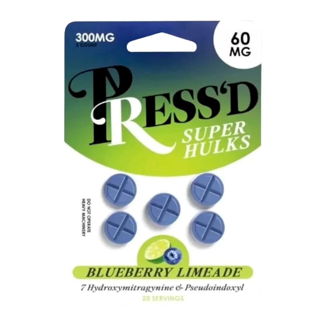 Press'd Super Hulks 7-OH + Pseudo Tablets - 5ct (60mg Each) - Image 2