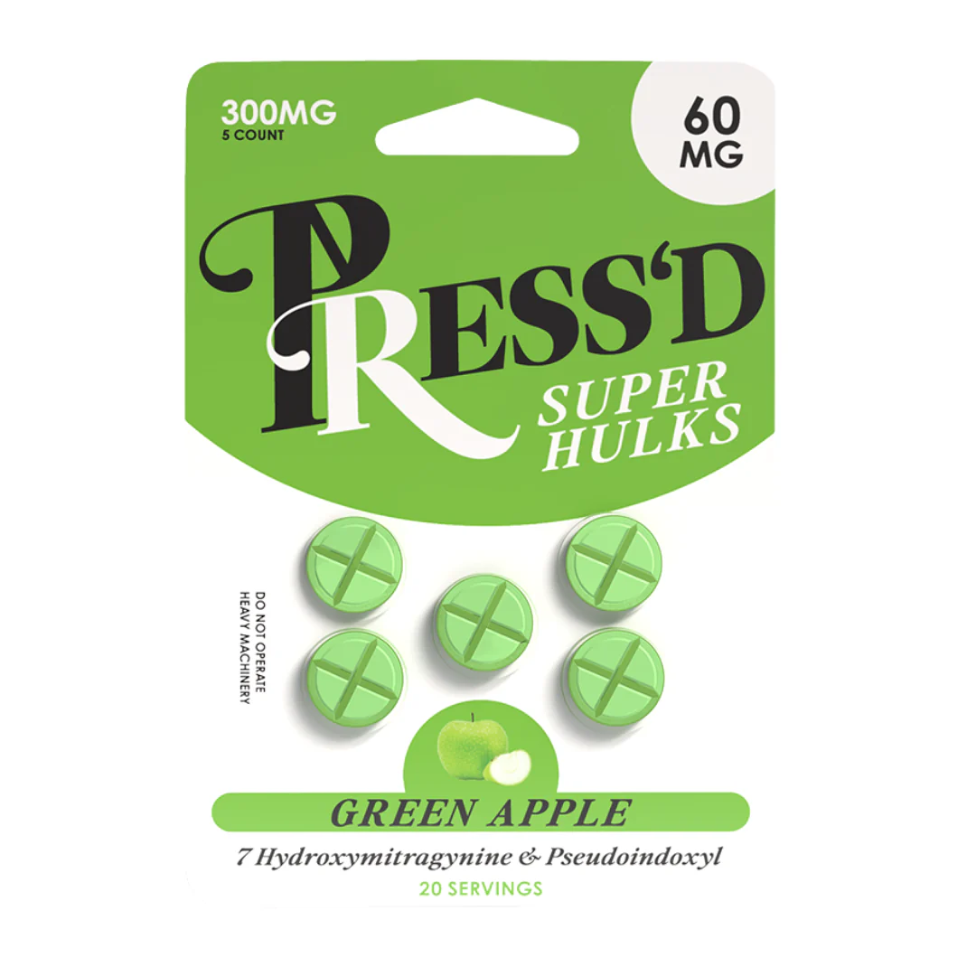 Press'd Super Hulks 7-OH + Pseudo Tablets - 5ct (60mg Each) - Image 3