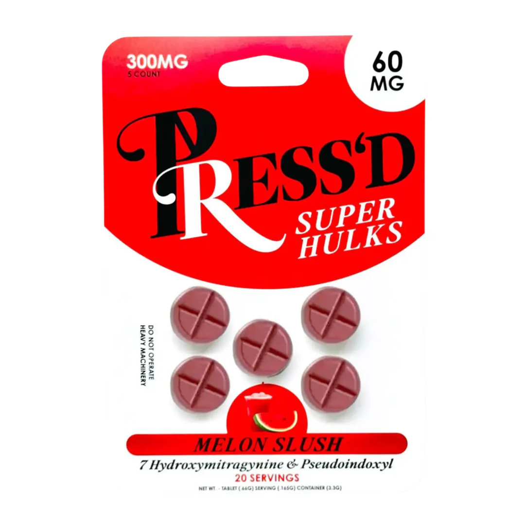 Press'd Super Hulks 7-OH + Pseudo Tablets - 5ct (60mg Each) - Image 4