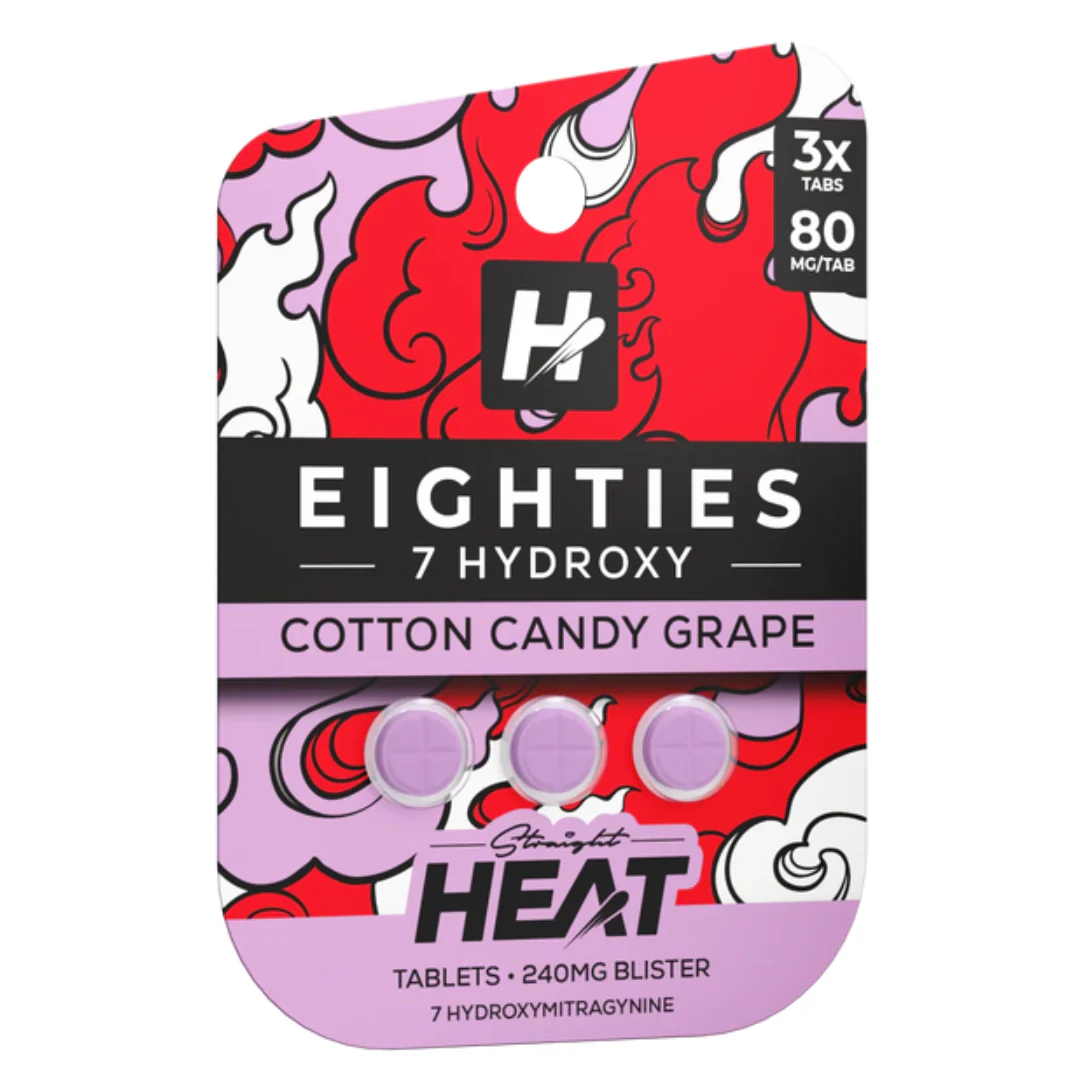 Straight Heat Eighties 7-Hydroxy Tablets 240mg - 3ct (80mg Each) - Image 2