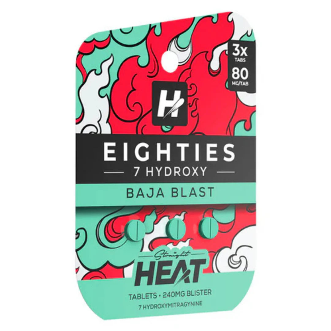 Straight Heat Eighties 7-Hydroxy Tablets 240mg - 3ct (80mg Each) - Image 5