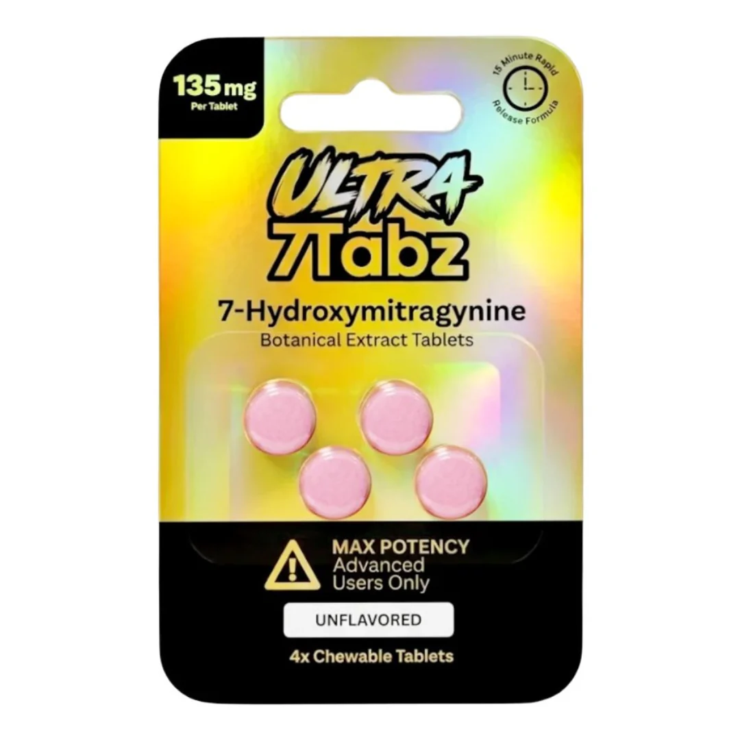 ULTRA 7Tabz 7-Hydroxy Kratom Tablets 540mg - 4ct (135mg Each) - Image 3