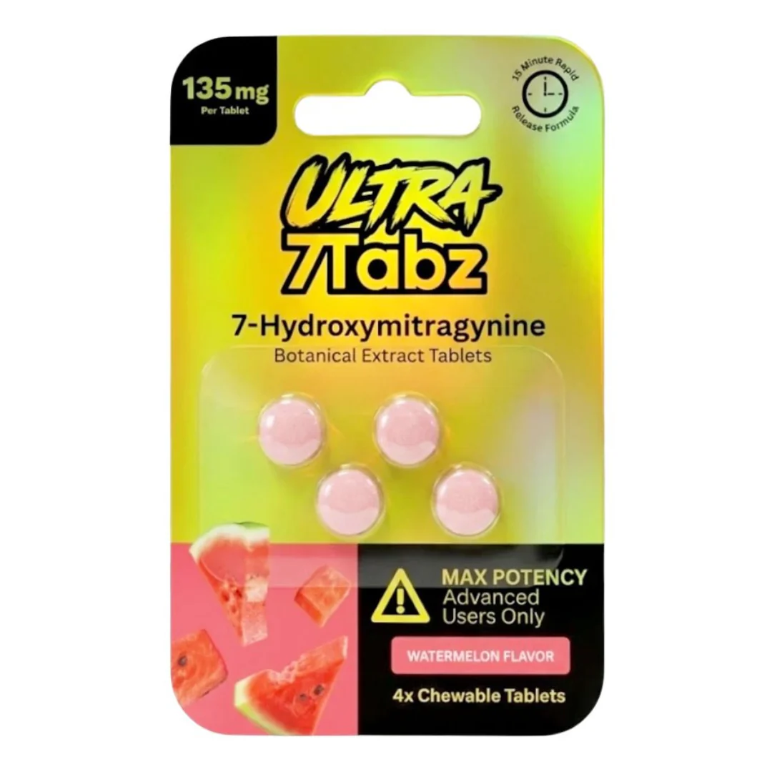 ULTRA 7Tabz 7-Hydroxy Kratom Tablets 540mg - 4ct (135mg Each) - Image 5